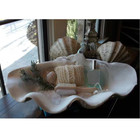 Large Real Clam Shell Decor Tray New - Beach Accent Display Bowl