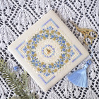 Cross Stitch Embroidery Kit With Metallic Thread  Beads   Charm 12 5 Diy Craft