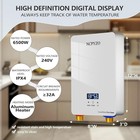 Tankless Water Heater Electric Whole House Eco Instant Hot On Demand 220 240v