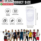 1 Pair Xs Elbow Pads Brace Support Arm Protector Sponge Basketball White From Us