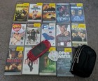 Sony Psp God Of War 2001 Console Bundle Case Charger Games Movies Tested Works