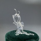 Clear Glass Dragon Figurine Statue - Fantasy Genre Dragon Theme Decor