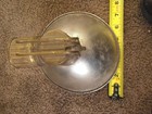 Vintage Coal Miners Justrite Lamp Large 7  Deflector Carbide Light Mining
