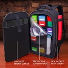 Enhance Mtg Backpack For Deck Boxes  Sleeved Cards  Playmat  black 