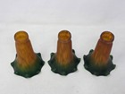 Lily Pad Glass Light Shade Replacement Tiffany Style Green Amber Glass