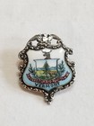Vintage Sterling    Enamel Vermont Souvenir Pin Freedom Land Unity