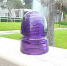 Great Royal Purple Cd 143 Canadian Pacific Glass Insulator