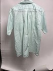 Arrow Vintage 60s Men s Cotton Blend Faded Green Loop Collar Short Sleeve L Usa