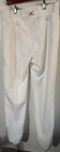 New Mizuno Baseball Yxxxl White Performance Padded Pants Elastic Ankle 32-34