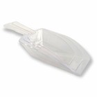 3 Piece Nesting Clear Plastic Kitchen Scoop Set - Cereal Oatmeal Coffee Candy