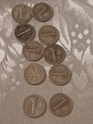 Mercury Dimes -  Lot 10 - 1940s