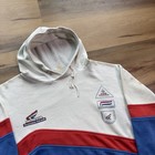 Vintage 80s Honda Racing Team Retro Striped Rare Size Large Hoodie Archive