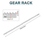 Steel Gear Rack  4 Pcs Total 13 2 Ft Heavy Duty Reinforced Rack Straight Gear