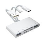 For Iphone ipad 5 In 1 Memory Card Reader Sd Card Reader Usb Otg Adapter