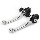 Brake Clutch Levers Handle Fit Suzuki Rmz450 2005-2019 2020 2021 2022 Silver