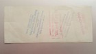 1898 Antique First Nat l Bank Check Indiana Pa Signed Glasgow Md 2c Rev Stamp