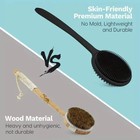 Long Handle Silicone Back Scrubber  Double Sided Bath Body Brush For Unisex