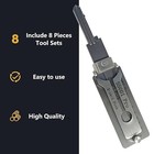 Hook And Pickup Tool Kit 2 In 1 Portable Lock Picking Set Ergonomic Handle