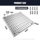Bzbmgmo 12x12x0 8  Mic 6 Aluminum Fixture   Sacrificial Plate  Mini Pallet