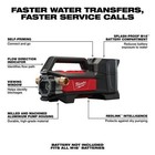 Milwaukee 2771-20 18v Cordless Transfer Pump 8 Gpm 75 Ft Of Head Bare Tool New