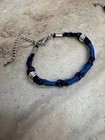 Tzitzit Bracelet Black And Blue Adjustable Tzitzit Bracelet Deut 6 8 Knots Yhwh