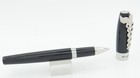 Montegrappa Fortuna Caduceus Black   Rhodium Rollerball Pen In Box - Italy