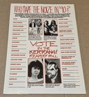 Kerrang   322 1991 Motorhead Lemmy Sepultura Nikki Sixx Chuck Billy Poster Mint-