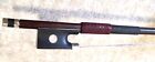 Artiste Vintage German Violin Bow  Round Shaft Good Hair  New Leather Thumb Grip
