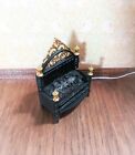 Dollhouse Lit Fire Basket Fireplace Insert Coals 12v With Plug 1 12 Scale