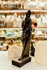 Unique Iconic Black Isis Statue Egyptian Made With High Craftsmanship