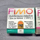 Eberhard Faber Fimo Oven Bake Polymer Clay Lot 2 Blocks Turquoise Anthracite New