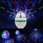 2-pack Rotating Led Strobe Bulb Rgb Multi Changing Color Crystal Stage Light  E2