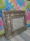 Vintage Ornate Silver Tone 5 X 7 Photo Picture Frame