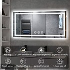 36x60   Led Bathroom Mirror Wall Vanity Mirror Dimmable Anti Fog Memory Function