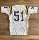 1991-92 Wilson Minnesota Vikings Carlos Jenkins  51 Game Issued   Used  Jersey