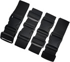 4 Pack Luggage Straps Add A Bag Adjustable Travel Belt Connector For Suitcase