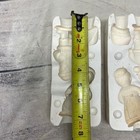 Vintage 1962 Duncan Ceramic Mold 994 Mr And Mrs Santa Claus Christmas Figurines