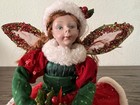 Macy Christmas Pixie Elf Fairy Resin Doll Shelf Sitter Movable Arms Legs 15 