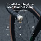 Rockbros Handlebar Bell 80db Loud Aluminum Alloy End Plug Bell For Road mtb Bike