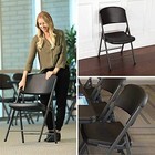 Lifetime Folding Chair With Black Color Model 80887u  4  Black 
