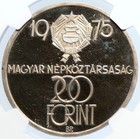1975 Hungary 30 Yrs Of Liberation Old Proof Silver 200 Forint Coin Ngc I105898