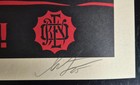 Shepard Fairey Signed  these Sunsets Are To Die For  Large Format Screen Print