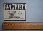 1973 Yamaha Tx 650 Motrcycle Dealership Vintage Newspaper Clipping Print Ad