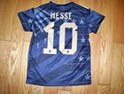 Team Argentina Lionel Messi Kids Medium Black Jersey