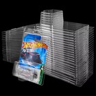 10 Pack Clear Protector Case Plastic Display For Hot Wheels   Matchbox Basic Car