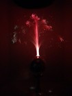 Vtg 1970s Fiber Optic Flower Lamp Spinning Multicolor Working