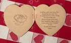 Vintage Cupid Cherub Heart Shaped Valentine Card Dated Feb 14  1917 Used
