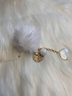 Mermaid Tail Pompom Cell Phone Charm White Shell Sea Accessories Handmade New