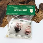 New Vintage Christmas Ornament Kit Tiny Treasure Meri Mac Victorian Lace Pink 