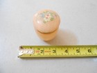 Rare Genuine Vintage Lefton Alabaster Trinket   Jewerly Box Made In Italy  As Is